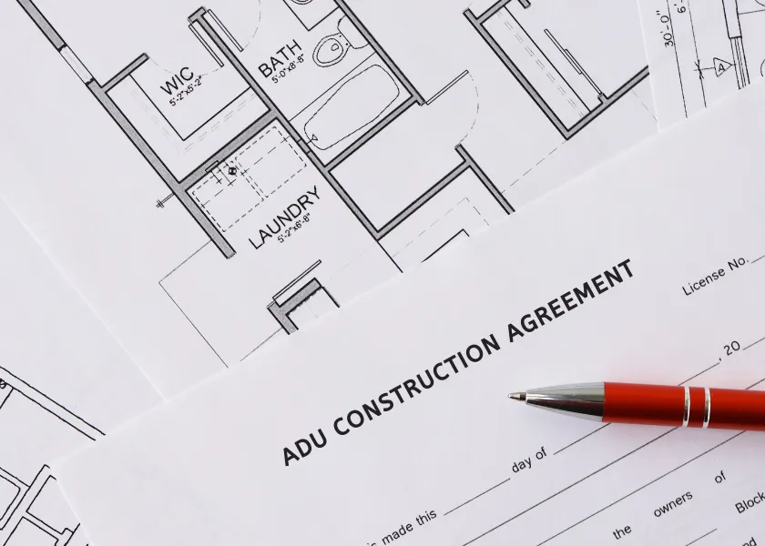 ADU blueprint drafting and permit planning Dallas